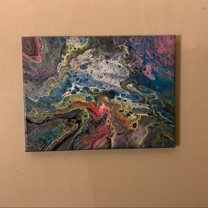 “Easy” Original Pour Painting on canvas